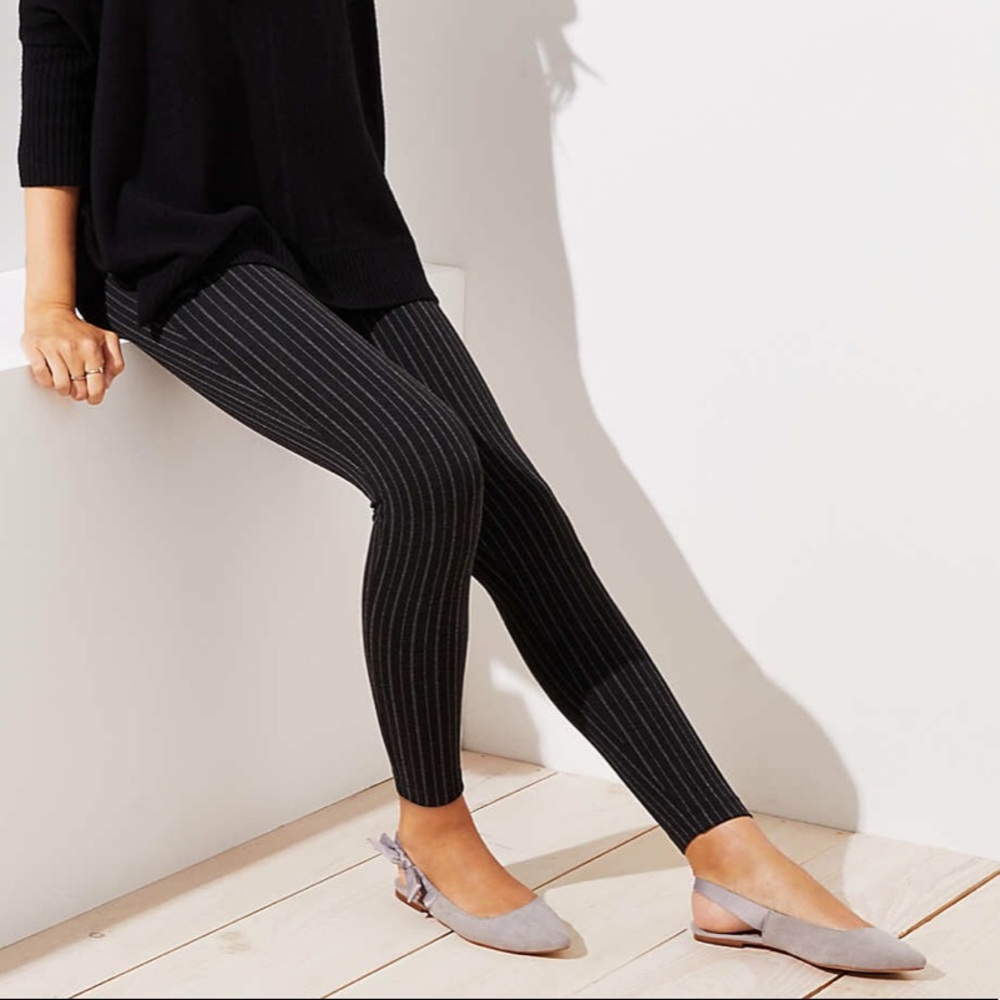Loft Pinstrip Leggings